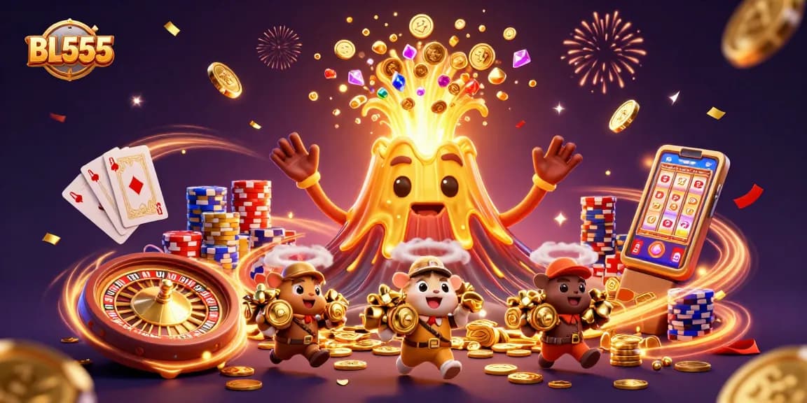 Win big with BL555 at the 3D casino, where treasures erupt and excitement blends!