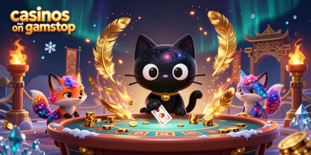 Experience cosmic fun at casinos not on GamStop with unique gaming characters and vibrant visuals.