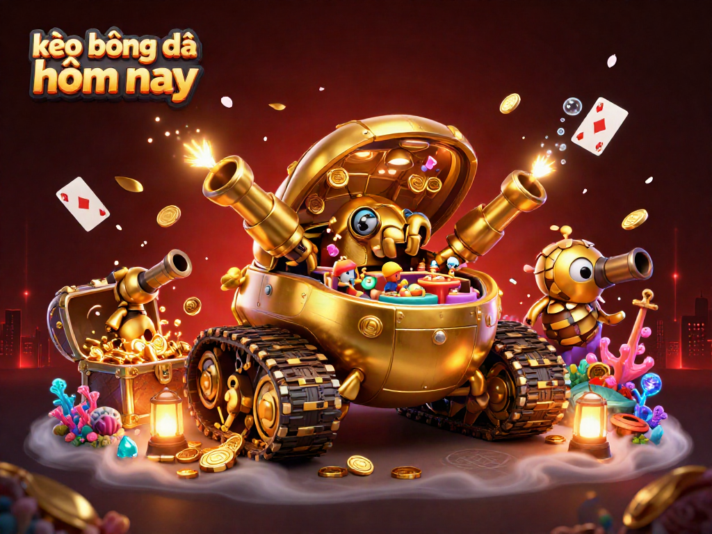 Engage in kèo bóng đá hôm nay with a vibrant 3D illustration showcasing dynamic betting action.