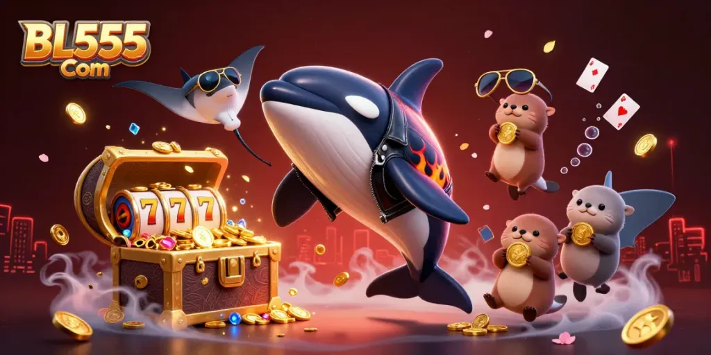 Engage in thrilling gameplay at BL555 Com with vibrant sea-themed characters and enchanted treasure.
