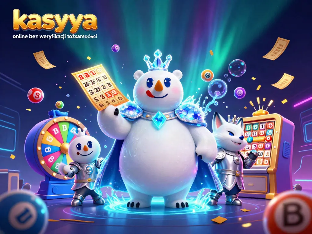 Experience the excitement at kasyna online bez weryfikacji tożsamości featuring vibrant lottery elements and energetic characters.
