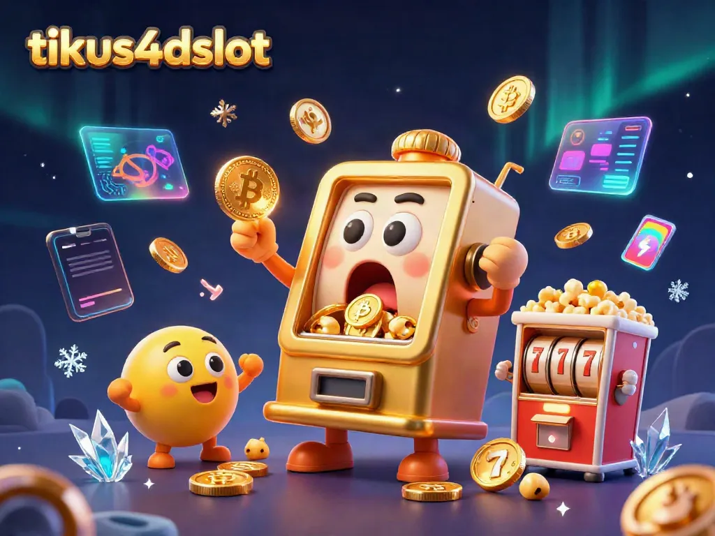 Slot machine tikus4dslot terkejut saat jackpot mengalir dengan koin, penuh keceriaan di kasino digital.