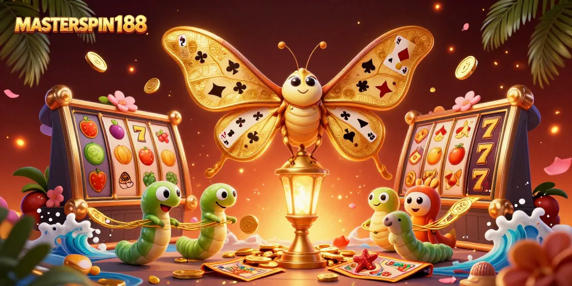 Engage in thrilling gameplay with MASTERSPIN188's immersive slot adventure featuring vibrant motifs and gold.