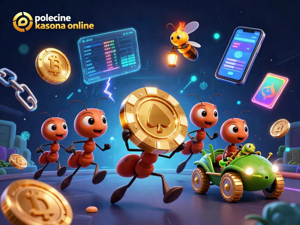 Engage with the vibrant world of polecane kasyna online as playful ants embark on a gambling heist.