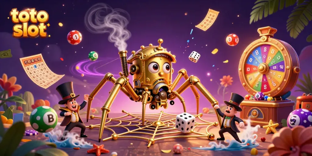 Menang besar di toto slot dengan ilustrasi 3D yang memikat dan penuh detail yang menampilkan karakter unik.