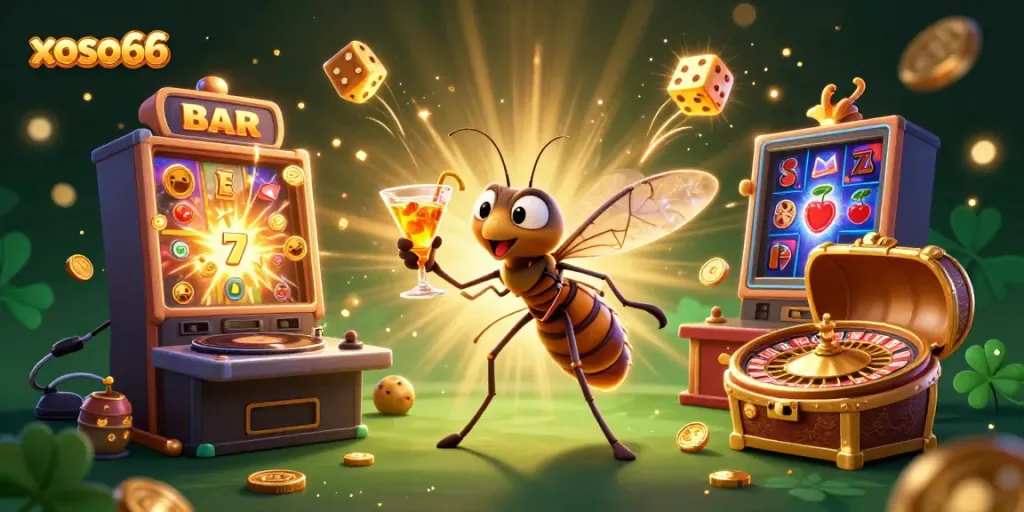Experience excitement with xoso66 as animated casino characters bring online gambling to life.