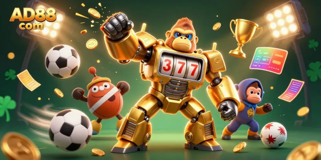Engage with winning strategies at AD88 com, featuring dynamic sports gambling actions and exciting visuals.