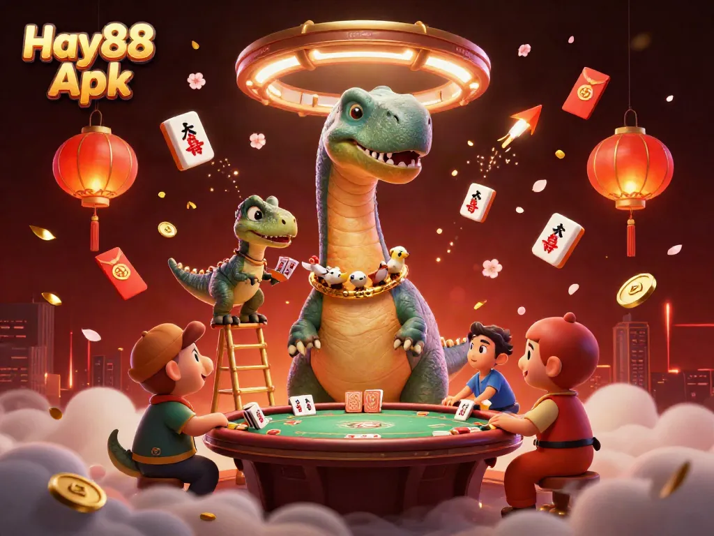 Engage in thrilling gameplay with Hay88 Apk, showcasing vivid casino elements and vibrant characters