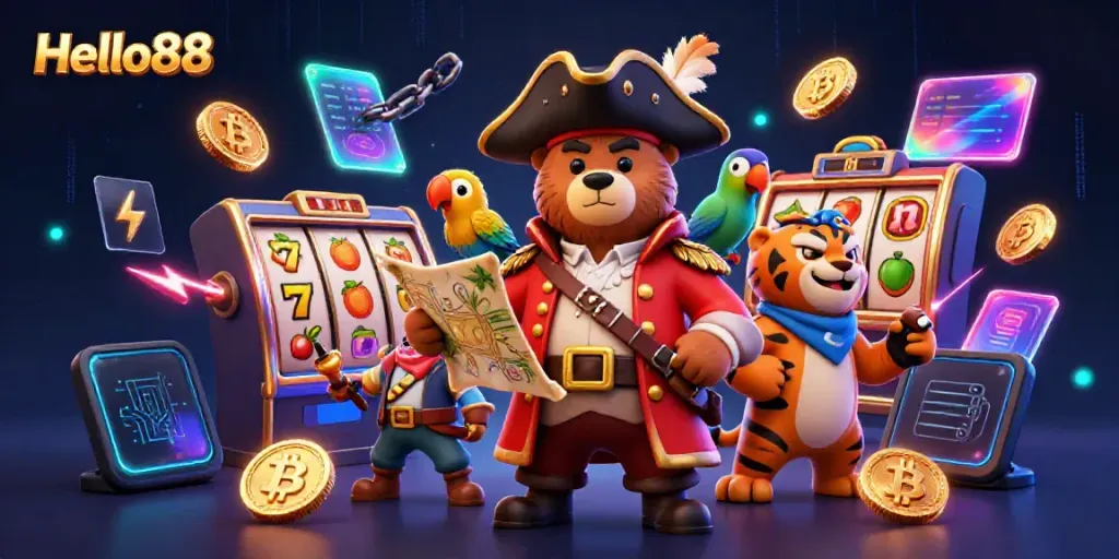 Active players exploring winning opportunities at Hello88's vibrant casino
