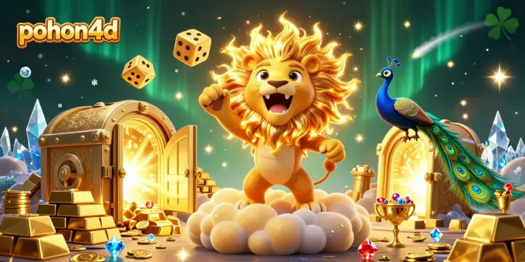 Pohon4d unleashes a thrilling online gaming experience with vibrant 3D elements and sparkling treasures.