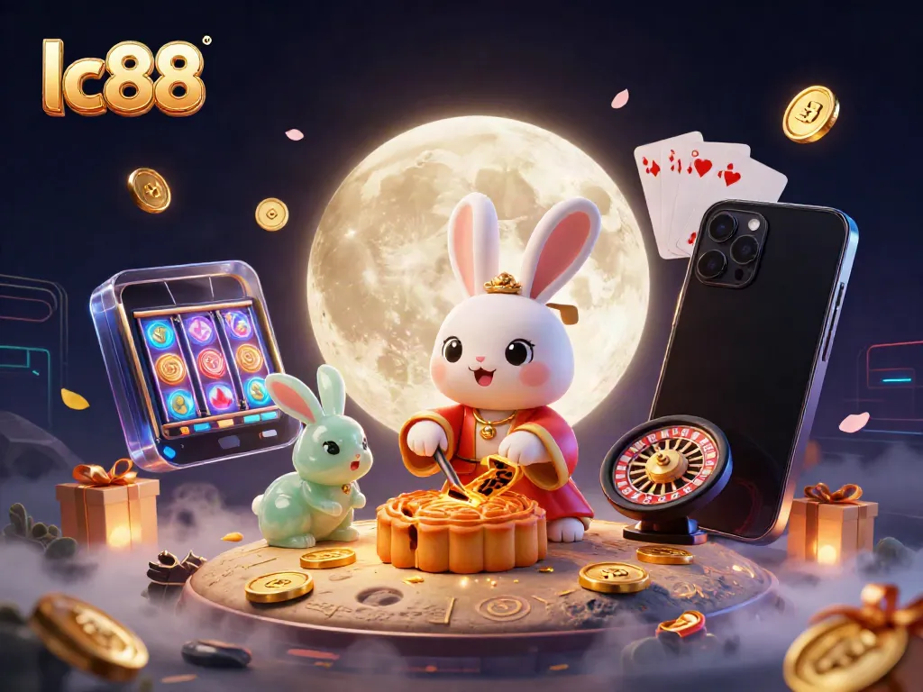 Experience excitement with lc88's vibrant moon-themed casino, showcasing playful elements and enchanting visuals.