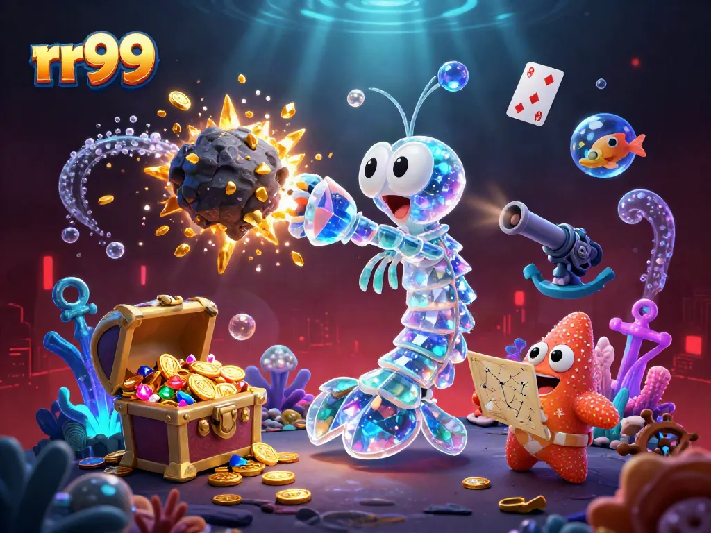 Engage in exciting gaming at rr99 with dynamic underwater adventures, showcasing vibrant treasures and characters.