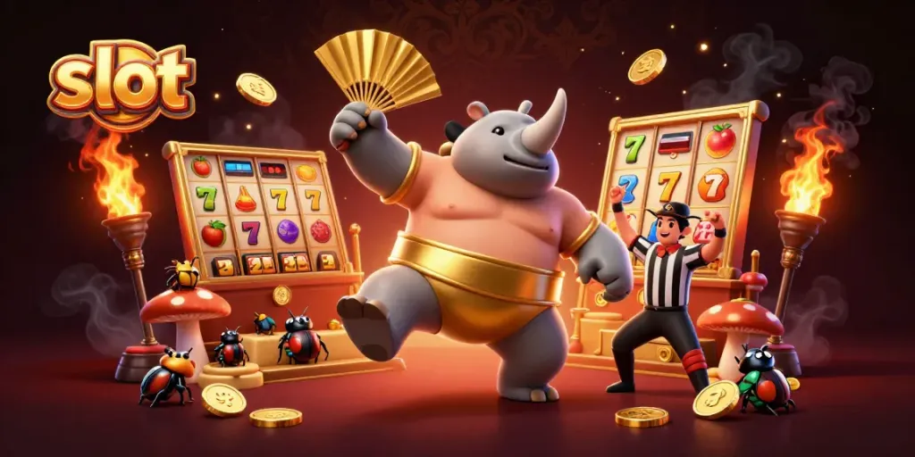 Menyaksikan slot garis pemenang dengan karakter unik dan simbol buah sebagai sorotan.
