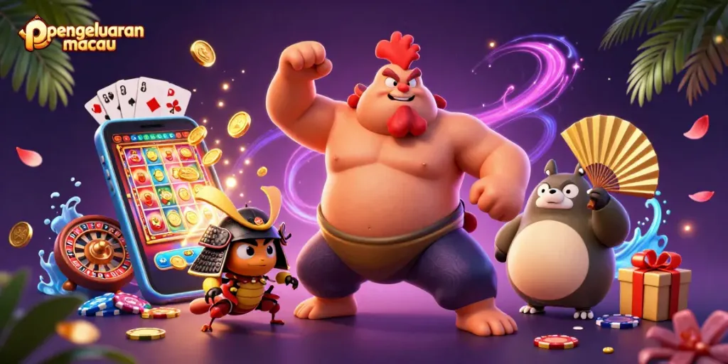Menghadirkan pengeluaran macau secara tepat dengan ilustrasi unik tentang pertarungan ayam sumo yang kuat di arena judi.