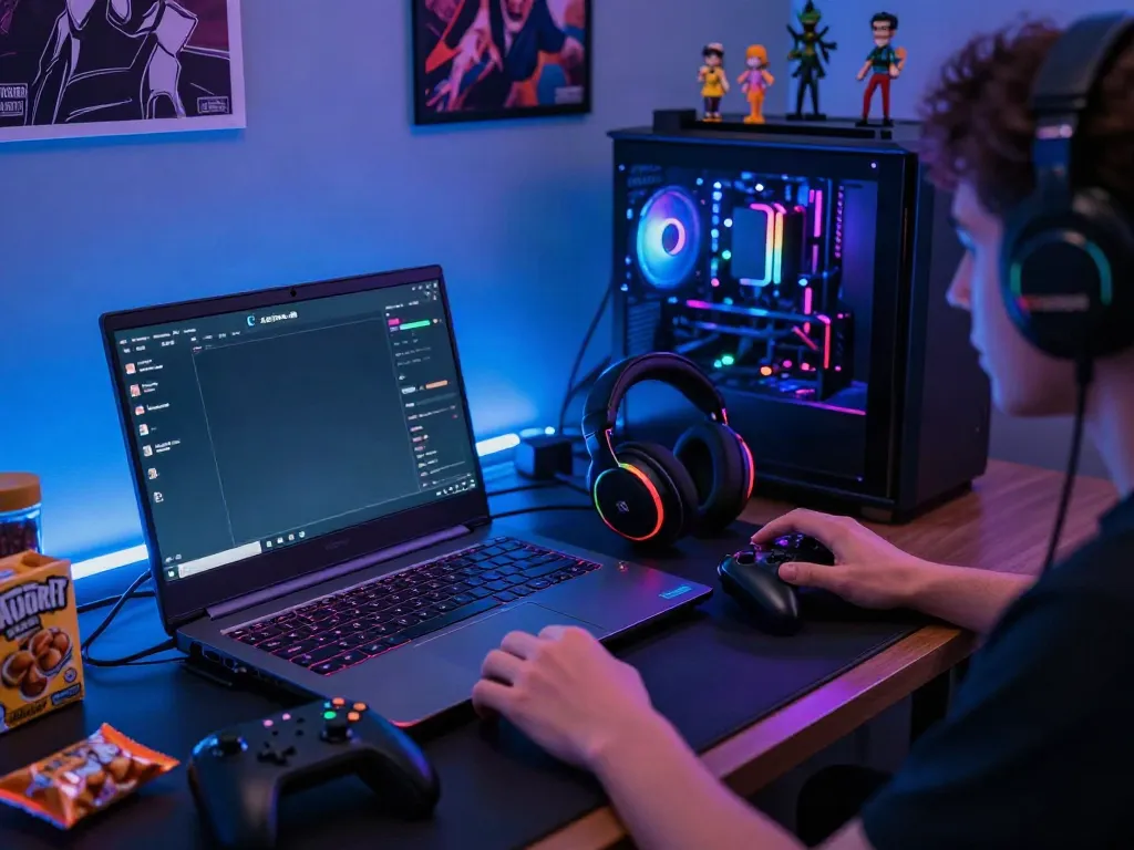 SAPPORO88 online gaming setup with colorful RGB lighting and accessories