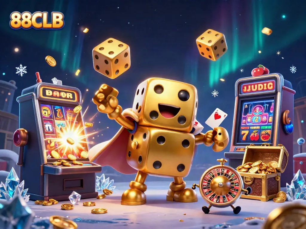 Win big at 88CLB with vibrant 3D casino visuals and exciting game elements showcased