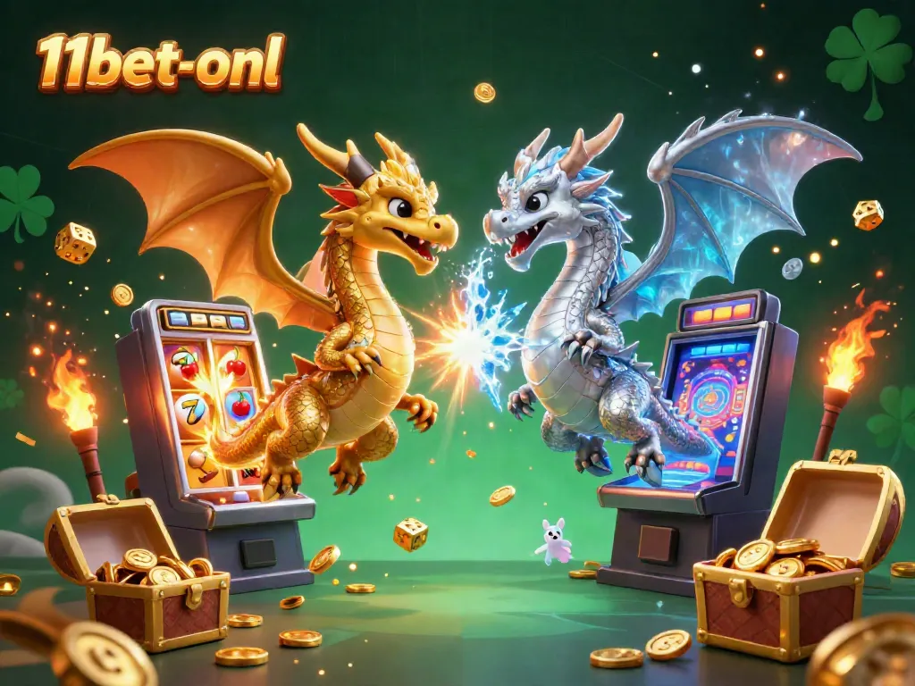 Experience thrilling gameplay at 11bet-onl with 3D dragons and slot machines bursting with rewards.